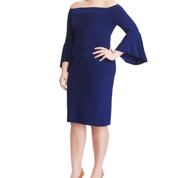 Ralph Lauren Off Shoulder Dress